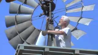 Jack & Rosemary's windmill raising party