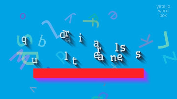 QUADRILATERALNESS - HOW TO PRONOUNCE IT?