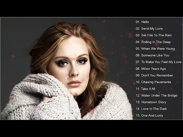 Lagu Terbaik Adele Sepanjang Masa  -Top Lagu Barat Hits class=
