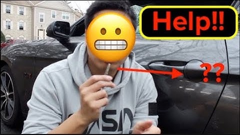 2015 Mustang - How to Unlock and Start Your Car When The Key Fob Dies