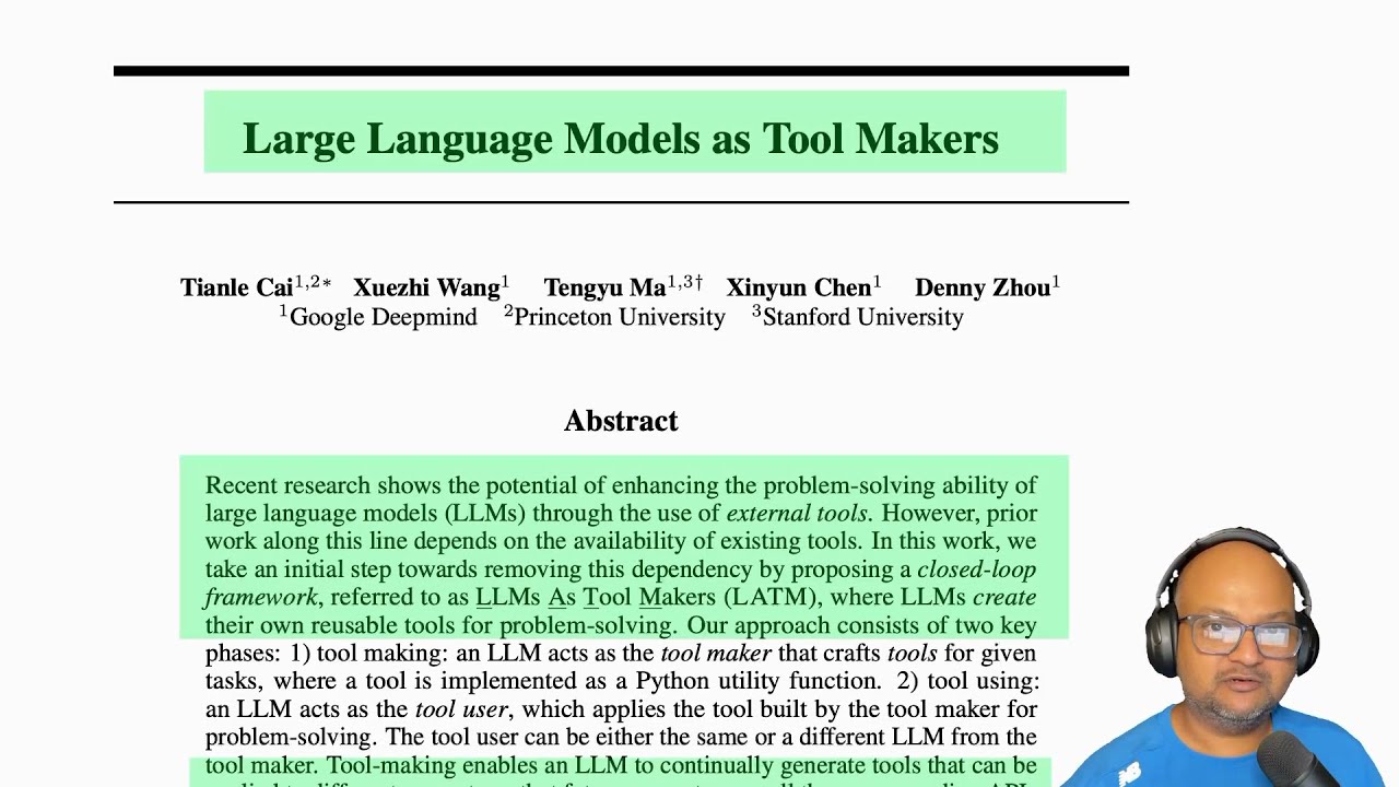 Large Language Models as Tool Makers