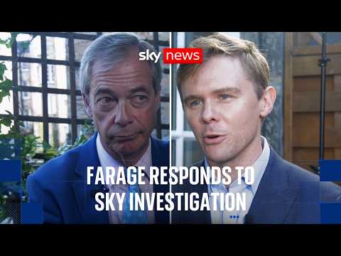 Farage responds to Sky's investigation into Reform-run Durham council