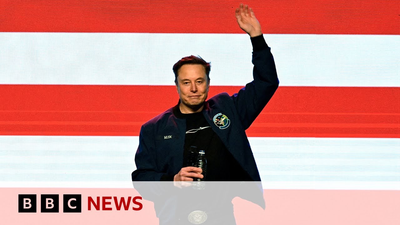 Tesla awards Elon Musk bn in shares | BBC News