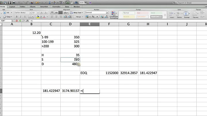 Inventory Quantity Discounts