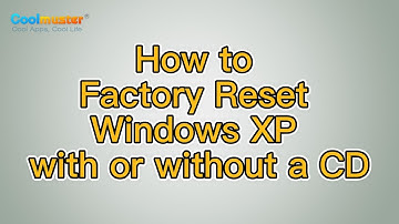 How to Factory Reset Windows XP? [Solved]