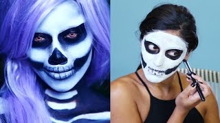 Beauty Newbies: Michelle Phans Skeleton Makeup Look