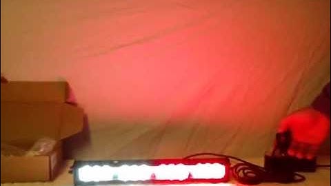 Quad Linear3 LED Emergency Responder Strobe Light Demo VASLights.com