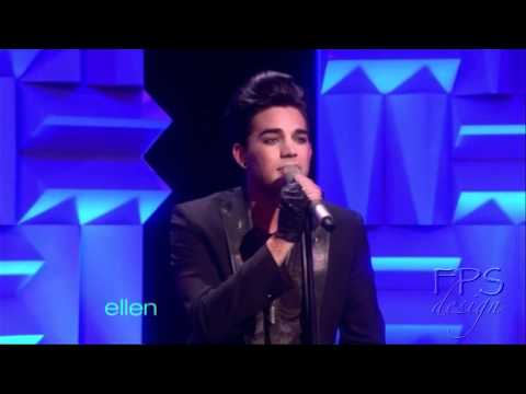 Adam Lambert on Ellen 2-10-2011