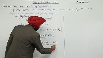 Online Free Best Lecture l ICSE l CLASS 11 l MATH l DIFFERENTIATION l Important derivation l L21