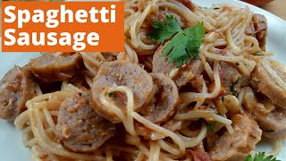 Sausage Pasta Recipe | Spaghetti With Sausages | Infoods | Ep 017