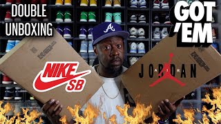 GOT 'EM!! DOUBLE UP SECURED!! UNBOXING TWO OF MY RECENT PICKUPS FROM THE SNKRS APP!