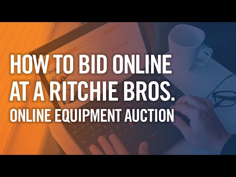 How to Bid Online in Ritchie Bros. Timed Auctions