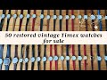 50 Restored Timex Watches for Sale | Vintage Timex Watches for Women and Men