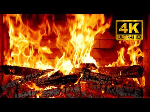 A Quiet Winter Evening by the Fire 🔥 Cozy Fireplace Ambience