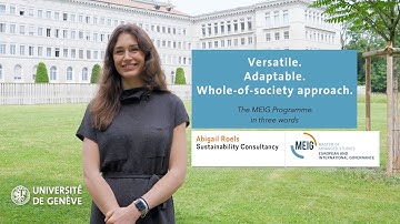 MEIG 2025 Testimonial Abigail Roels - Sustainability Consultancy, UK