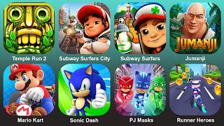 Temple Run2,Subway Surf City,Subway Surf,Jumanji,Mario Kart,Sonic Dash,Pj Masks,Runner Heroes screenshot 1