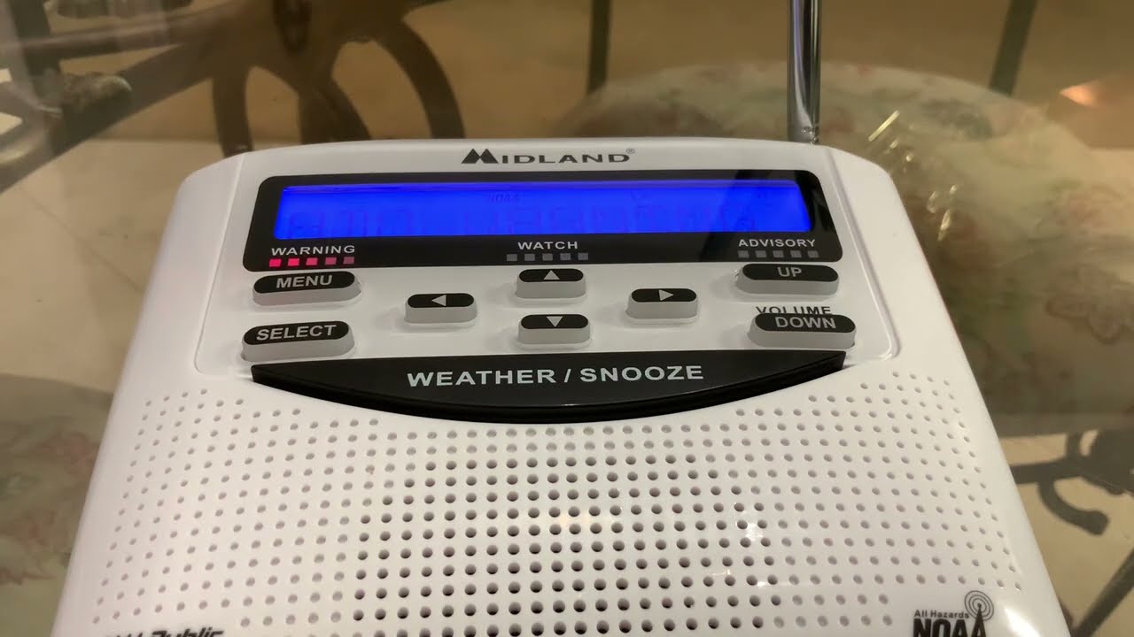 Tornado Warning On NOAA Weather Radio - YouTube