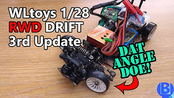 WLtoys K989 1/28 RWD Drift Update 3 - Improving Caster, Steering, Toe Angle & Ackermann