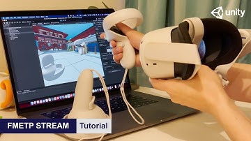 [Tutorial: FMETP STREAM] (10mins) Stream Oculus Quest VR View to Unity, Github link in Description