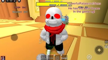 Showcasing all True reset Charaters in Sans Multiversal Battles -1!