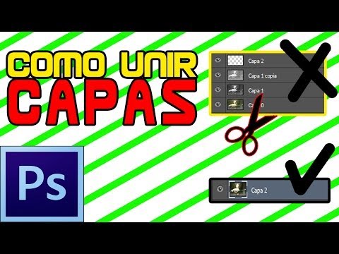 Video: Cómo Fusionar Capas En Photoshop