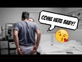 Asking My Boyfriend For A HUG then SQUEEZING His CHEEKS!!! *HILARIOUS*