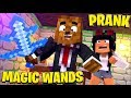 *NEW* INVISIBLE WAND PRANK - MINECRAFT MODDED WALLS | JeromeASF