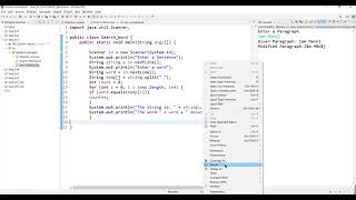 Ex3 Text processing using Java Arrays (Oop)