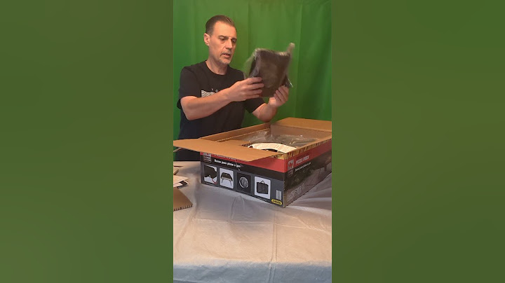 Aldi Gas Pizza Oven unboxing.
