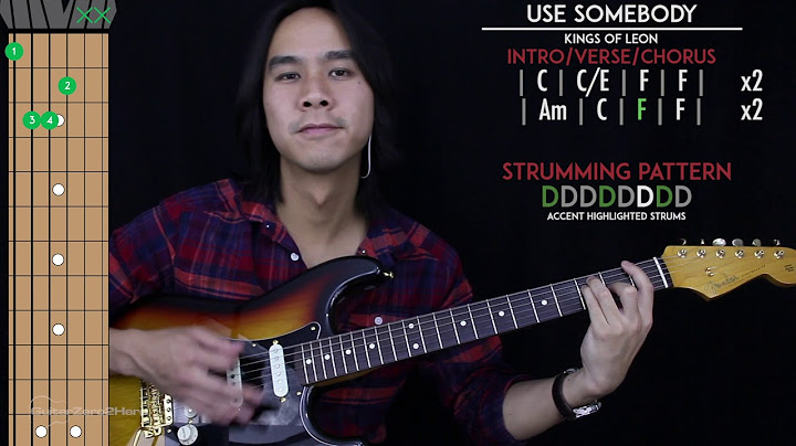 Use Somebody Guitar version - Guitar performance video thumbnail