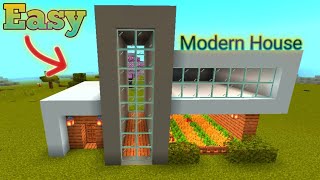 Minecraft; Small Modern House Tutorial 🏡⚒️