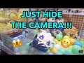 JUST HIDE THE CAMERA!!!