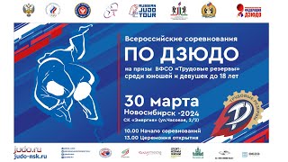 Всероссийские соревнования по дзюдо среди юношей и девушек до 18 лет &quot;Трудовые резервы&quot; Татами - 2