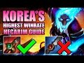 OP KOREAN HIGHEST WIN RATE HECARIM GUIDE [ League of Legends ]