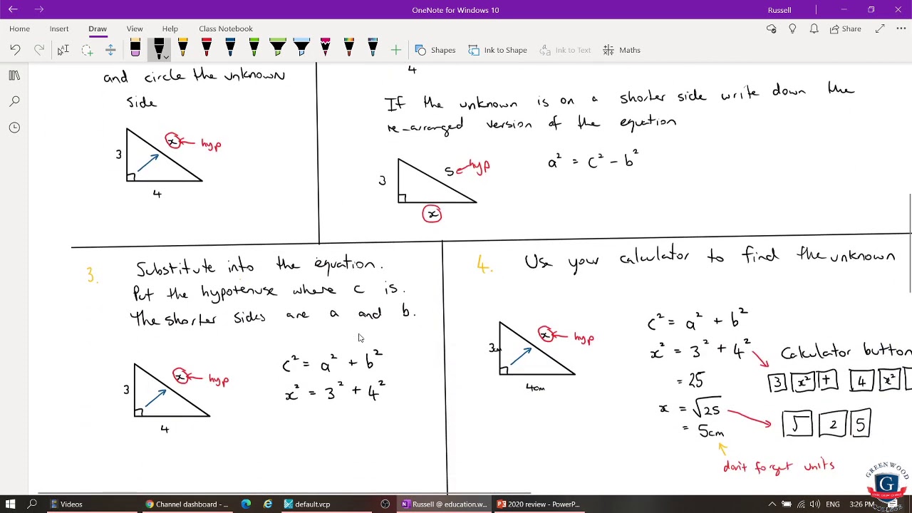 Pythagoras' Theorem - YouTube