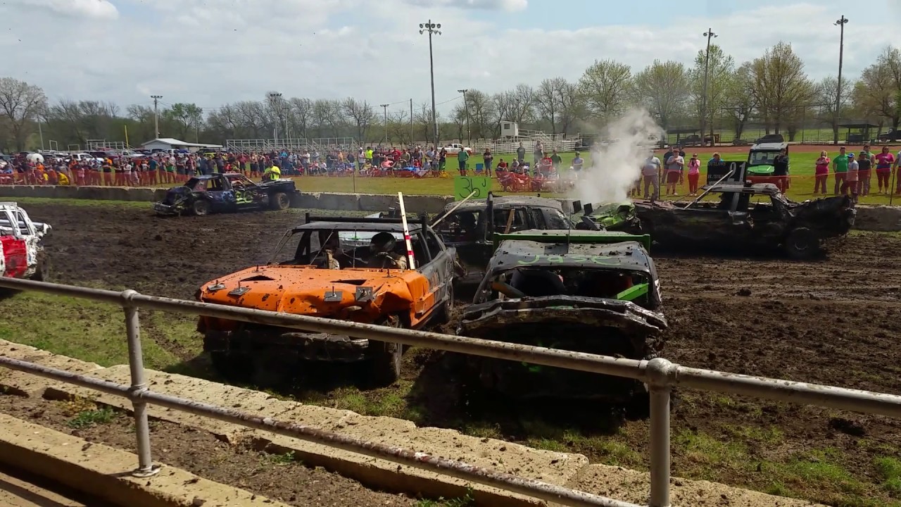 Demo Derby, Burlington KS 4/15/2017 YouTube