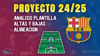 Fichajes BARCELONA 24/25 || Análisis plantilla y alineación