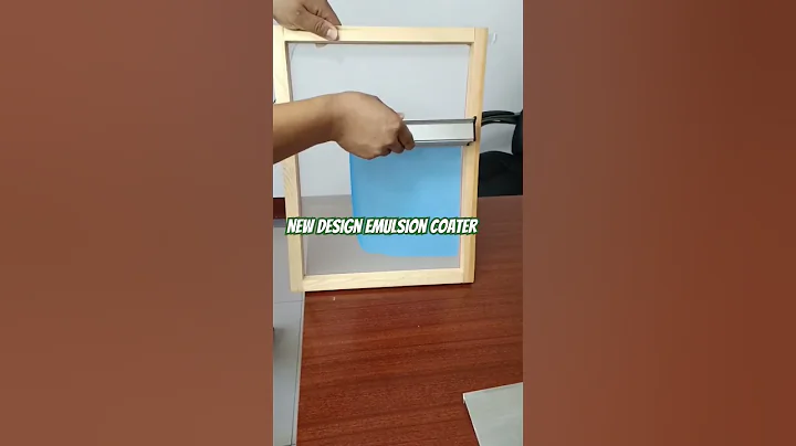 silk screen printing photo emulsion coater #screenprinting #screenprint