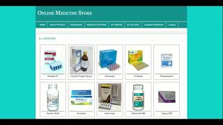 Online Medicine Store Mini Project