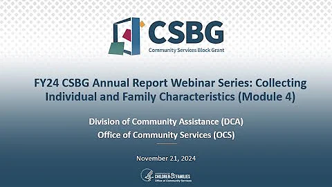 FY24 CSBG Annual Report Module 4