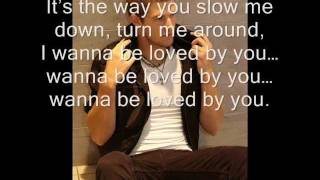 Video thumbnail of "wanna be loved by you scotty james"