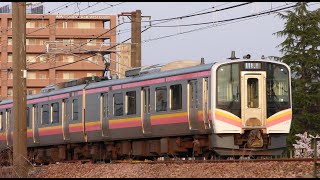 E129系【4K】信越本線448M、455M