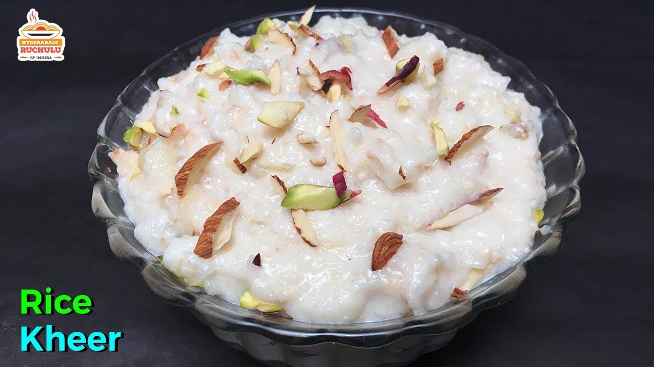 Rice Payasam | Rice Kheer Recipe in Telugu | Rice Sweet Recipe  |#ricesweet | Hyderabadi Ruchulu