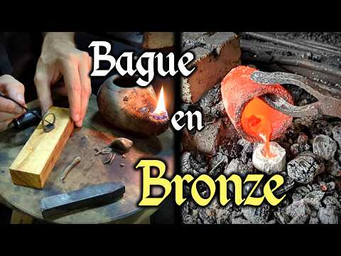 Fabrication d'une Bague Grecque en Bronze avec des Méthodes Antiques ! #odyssée
