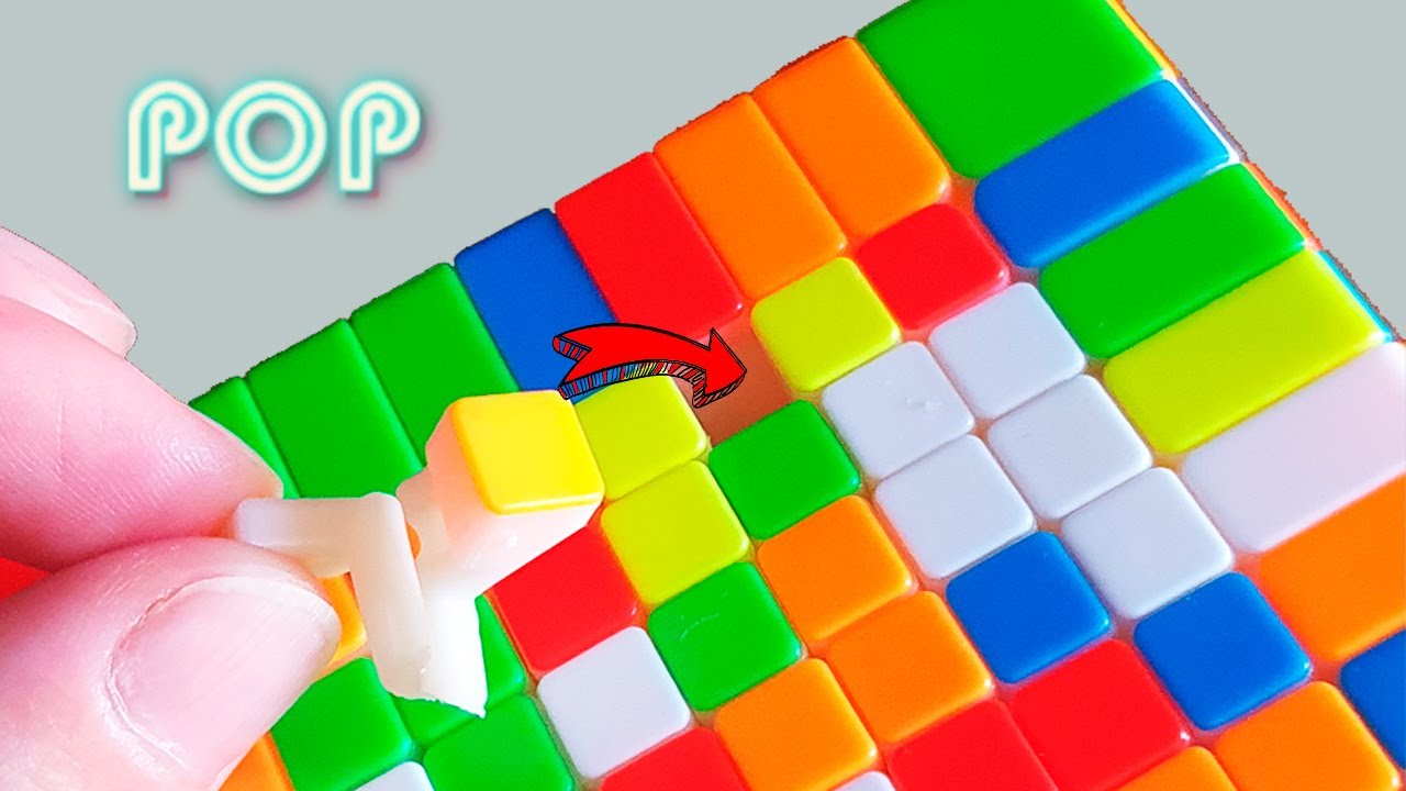 Solucionar POP Cubo de rubik | 3x3, 4x4, 5x5..., 9x9! ✨