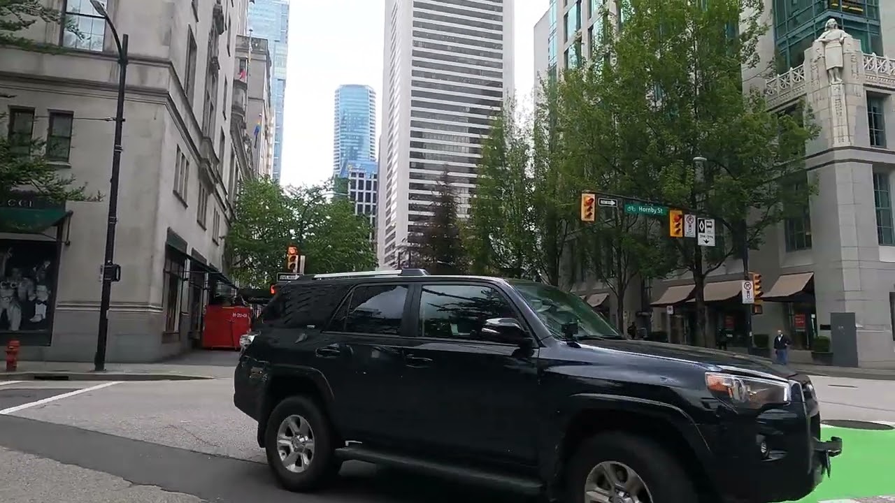 🇨🇦【4K UHD】Walking Tour, Downtown Vancouver Canada