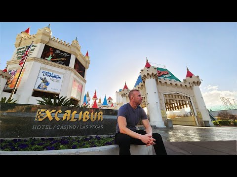 Video: Excalibur Otel ve Casino Las Vegas (İnceleme)