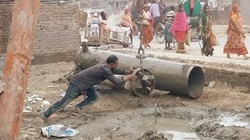 Piles Working in Construction Site | Most Powerful Piles Machine |  Modern Piling system Video