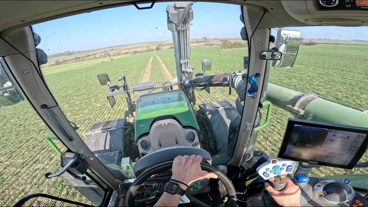 POV Gülle fahren | Fendt 724 Vario + Bruns 20m³ Güllefass | Cabview | GoPro