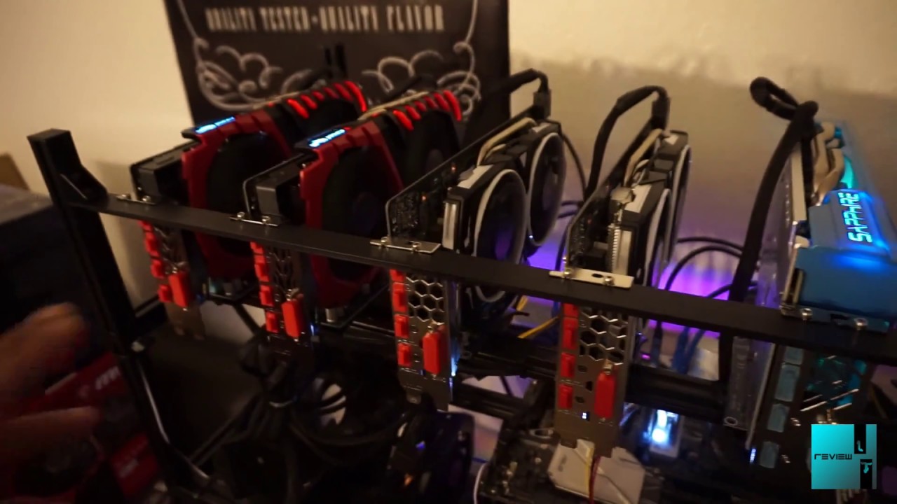 Rx580 8gpu Mining Rig 2 Update Youtube